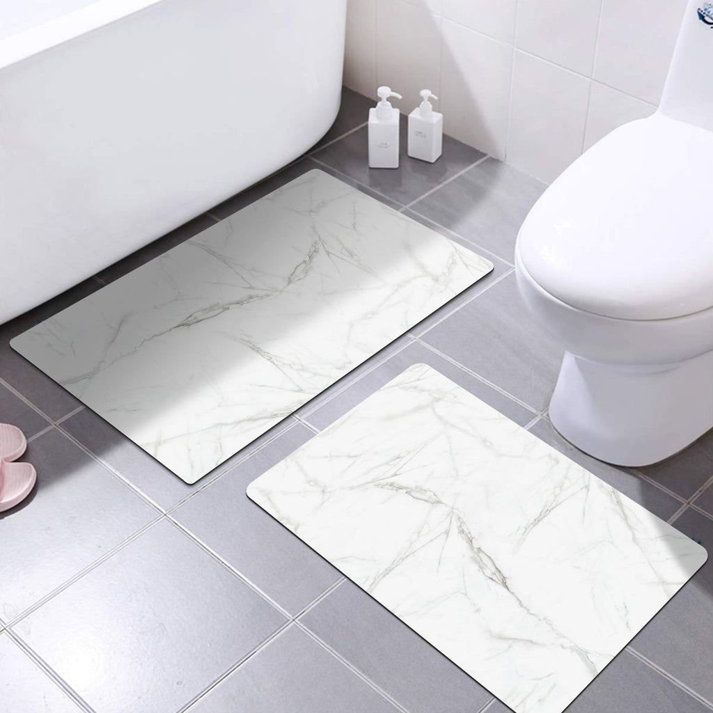 Suede Bathroom Mat Set