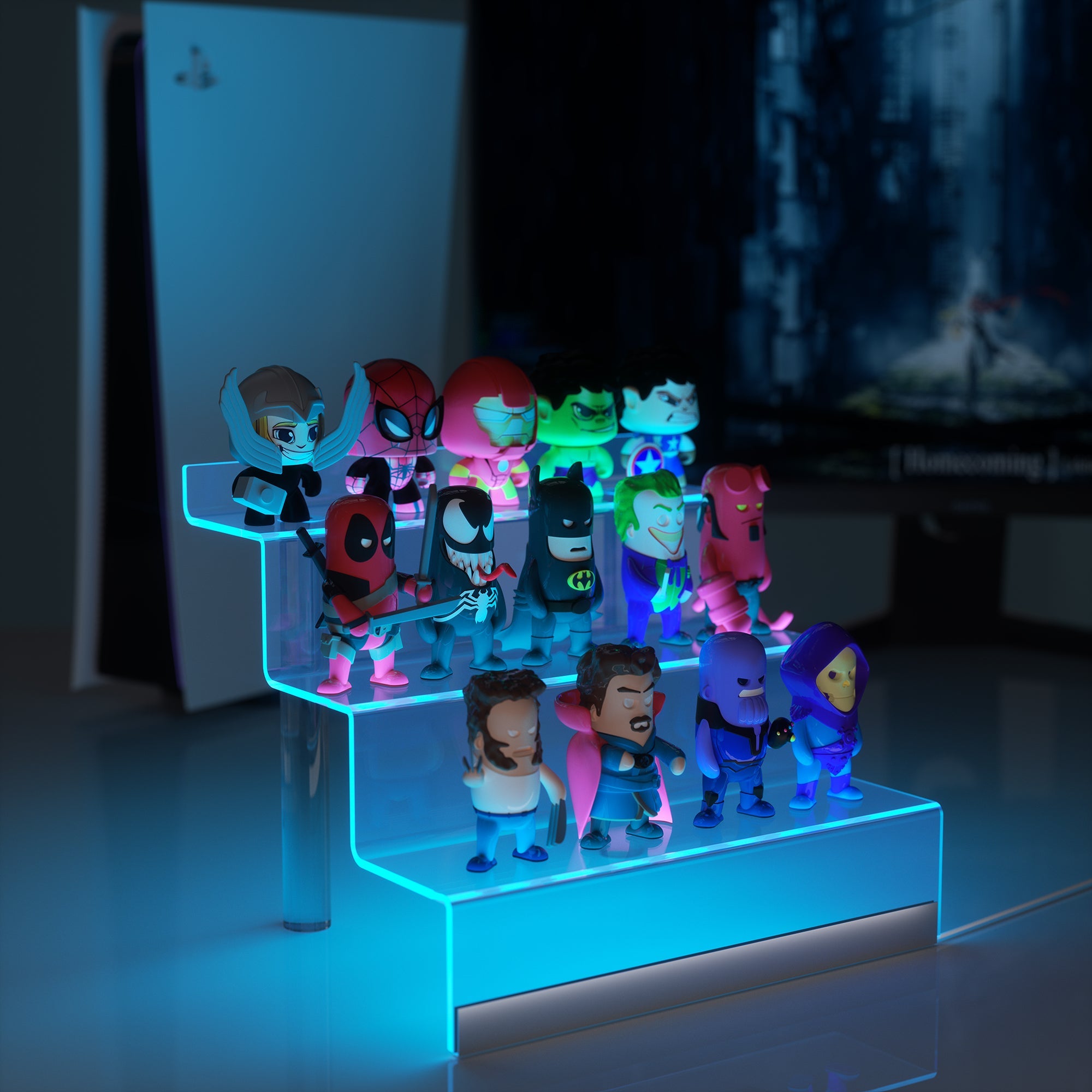 Acrylic Display Organizer with Led Light
