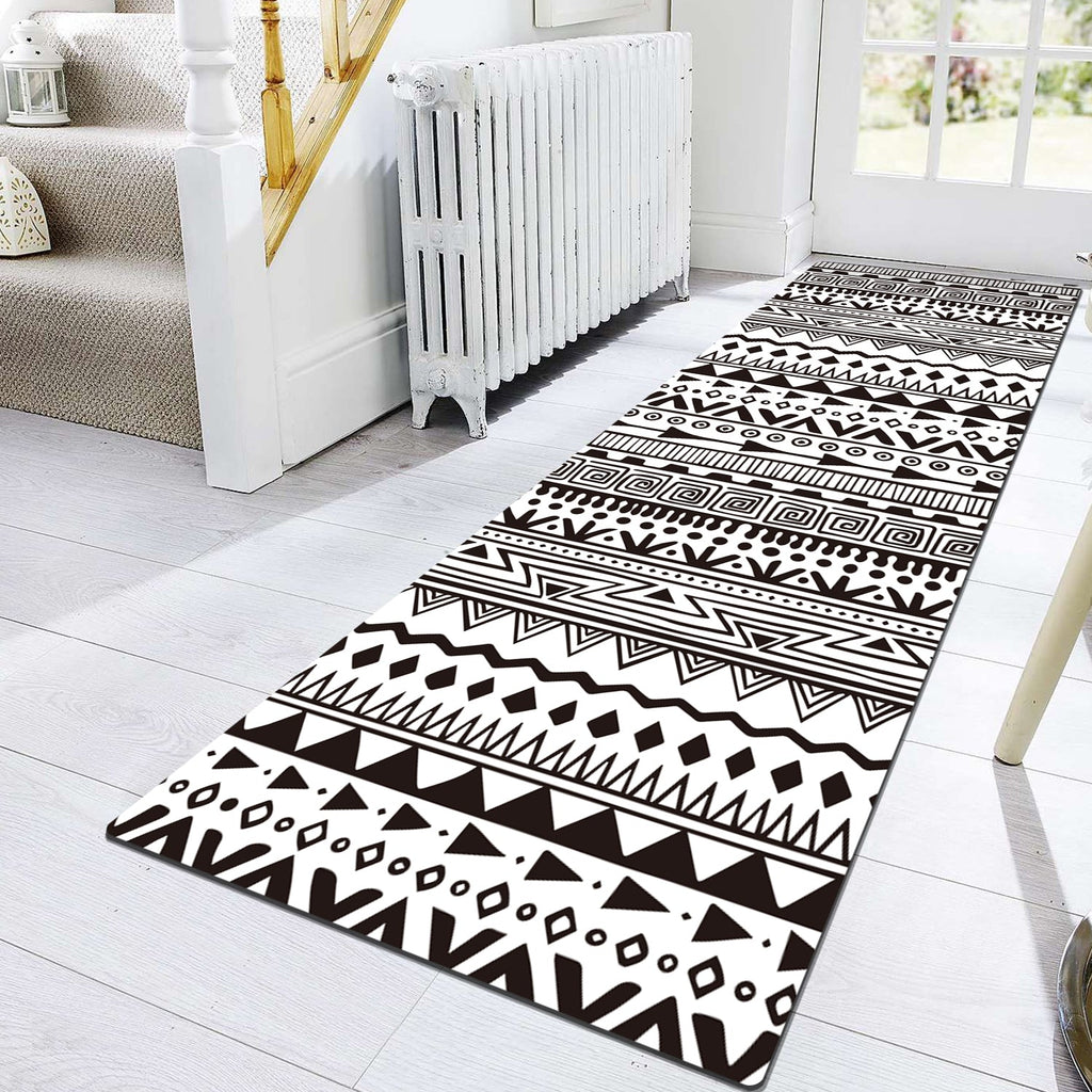 Pu Leather Soft Long Hallway Runner Rugs Mat 83" x 28"