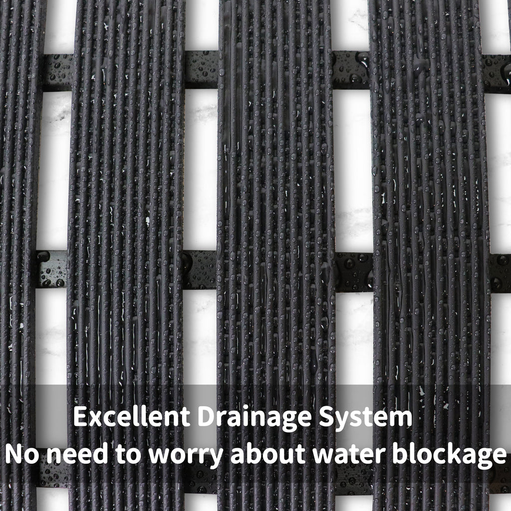 Inside Shower Mat Non Slip Bathtub Mat for Tub Without Suction Cups