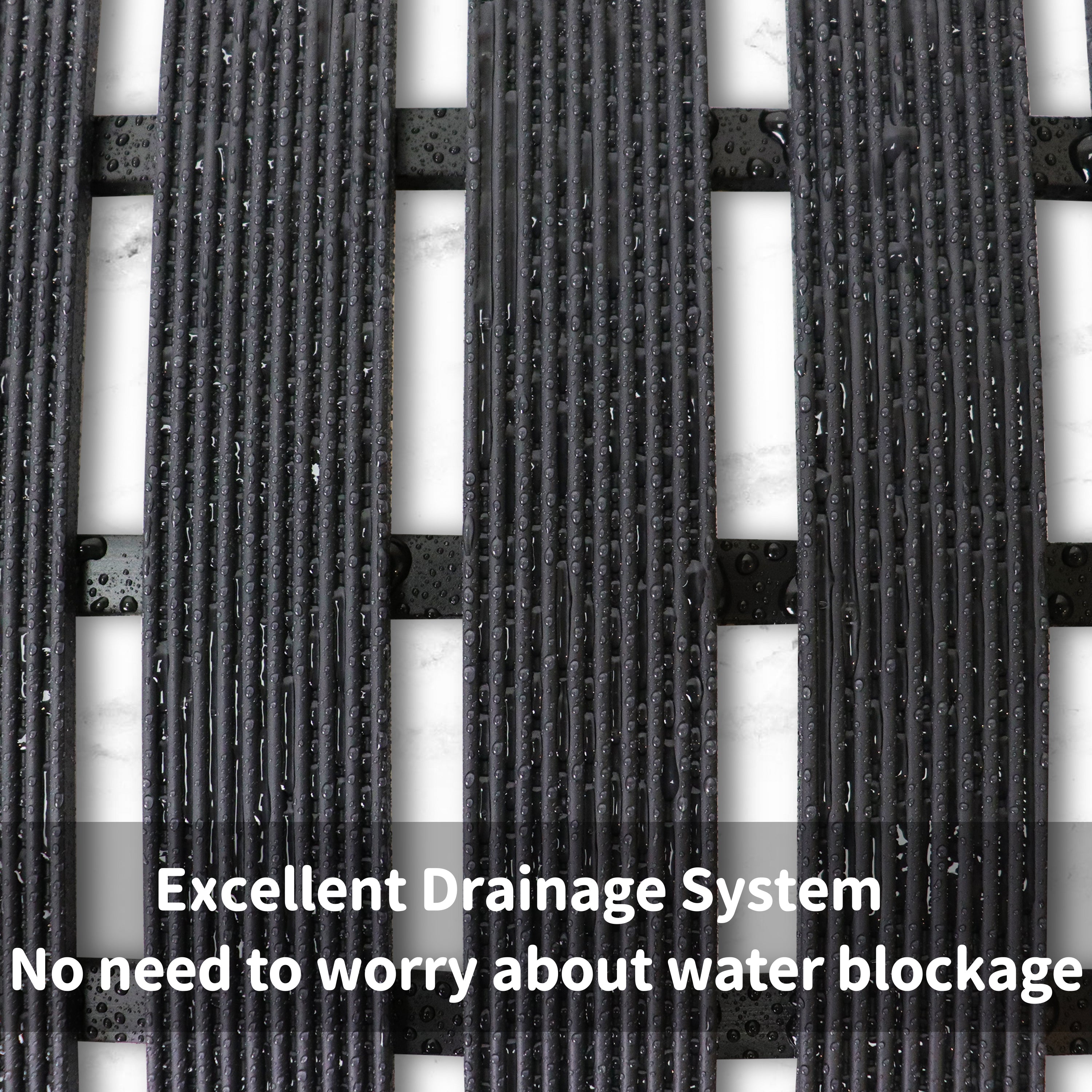 Inside Shower Mat Non Slip Bathtub Mat for Tub Without Suction Cups