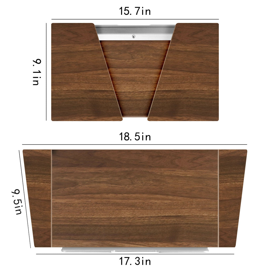 Monitor Stand Solid Wood Desktop Stands for Laptop (Two Sizes / Two Color)