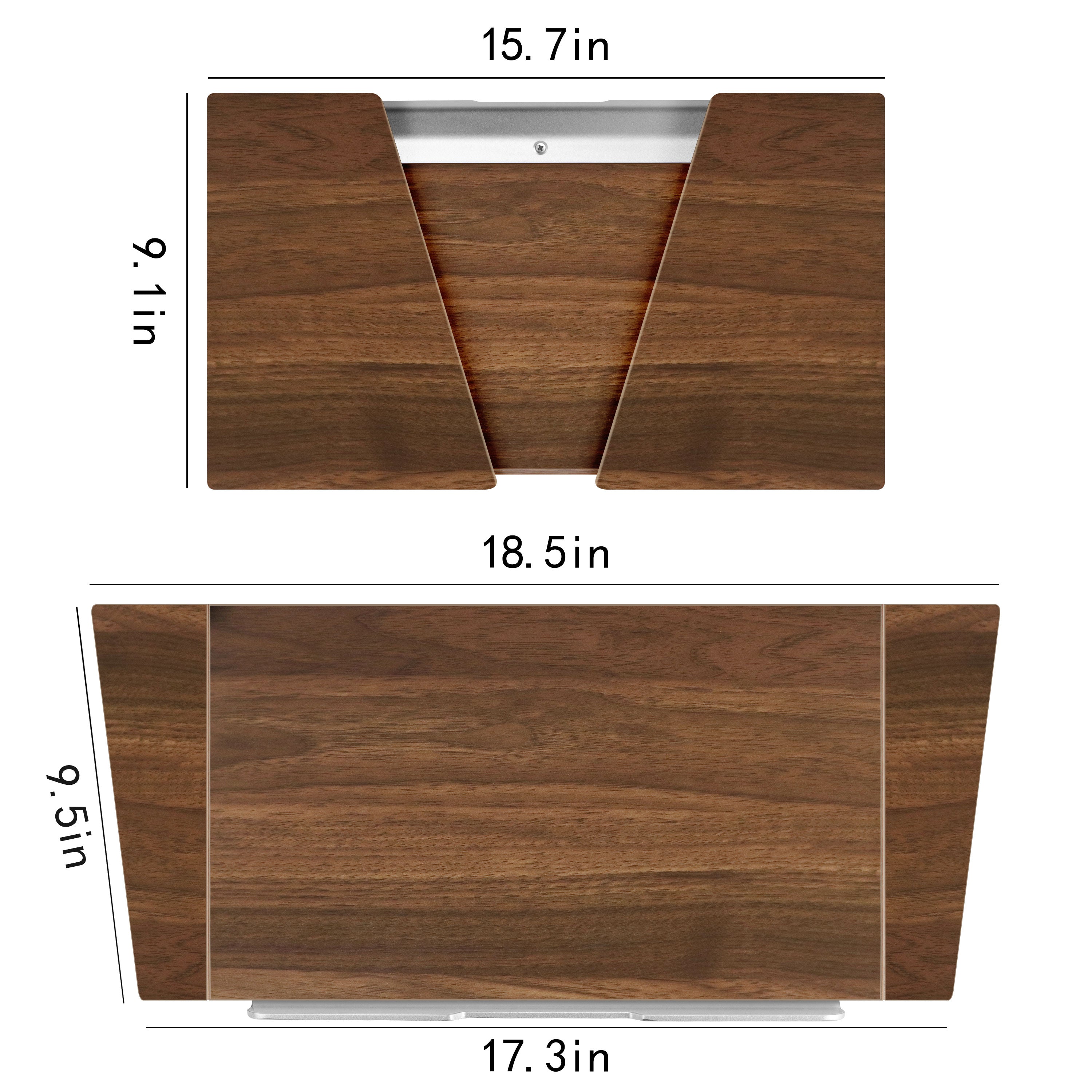 Monitor Stand Solid Wood Desktop Stands for Laptop (Two Sizes / Two Color)