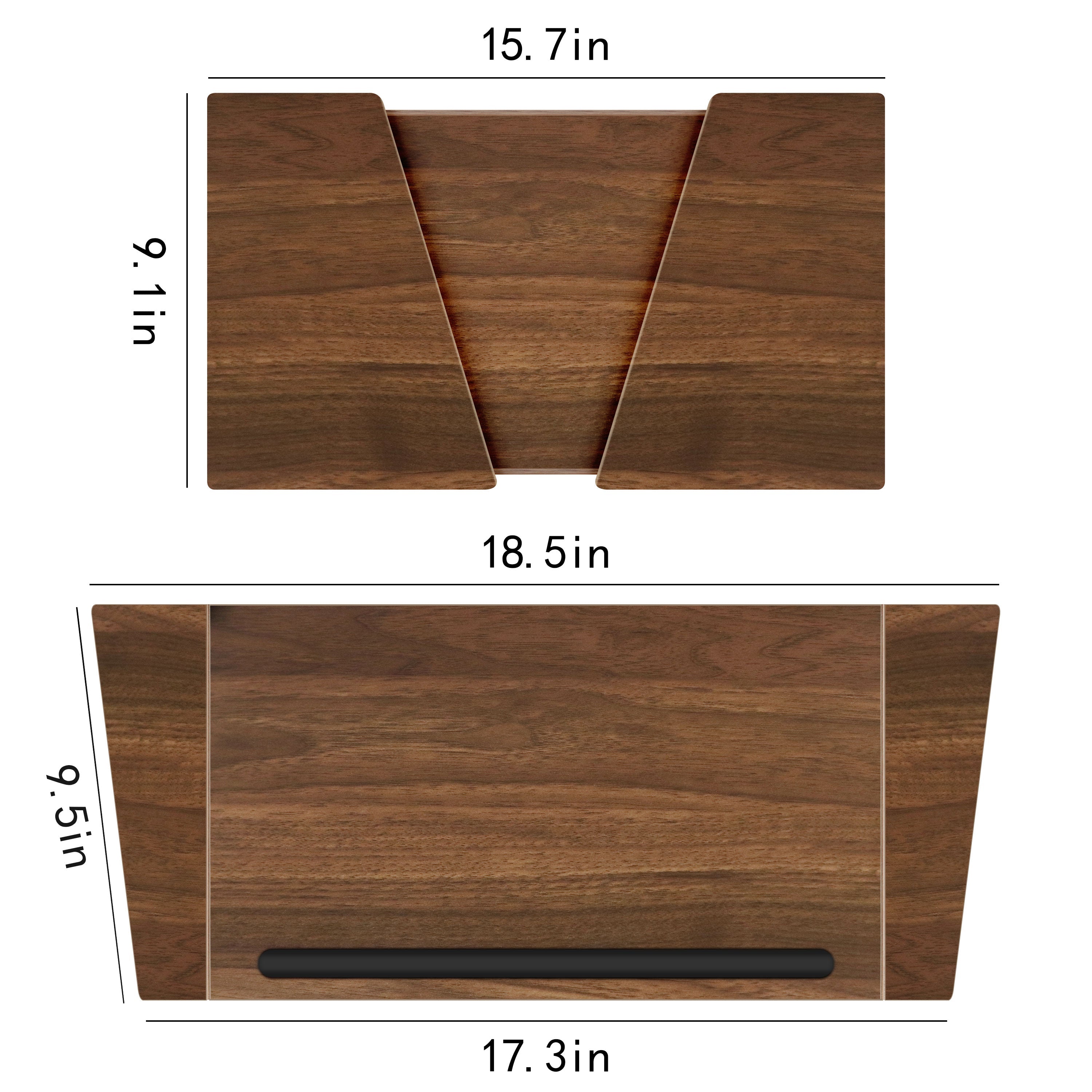 Monitor Stand Solid Wood Desktop Stands for Laptop (Two Sizes / Two Color)