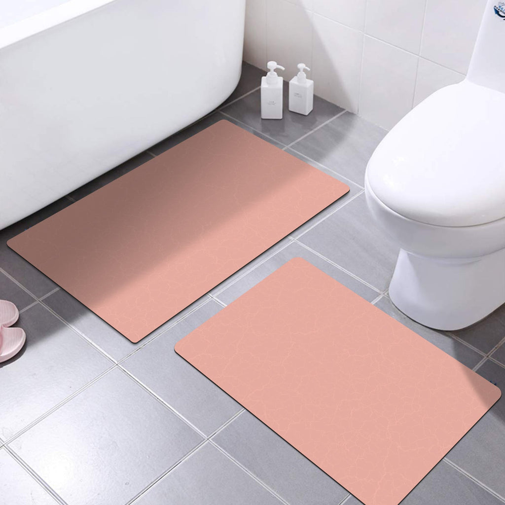 Suede Bathroom Mat Set