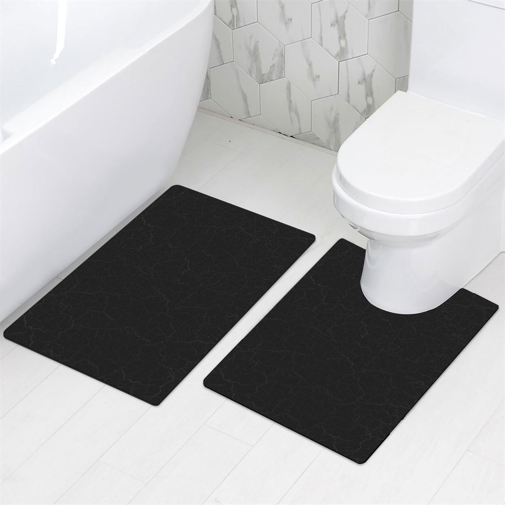 Suede Bathroom Mat Set