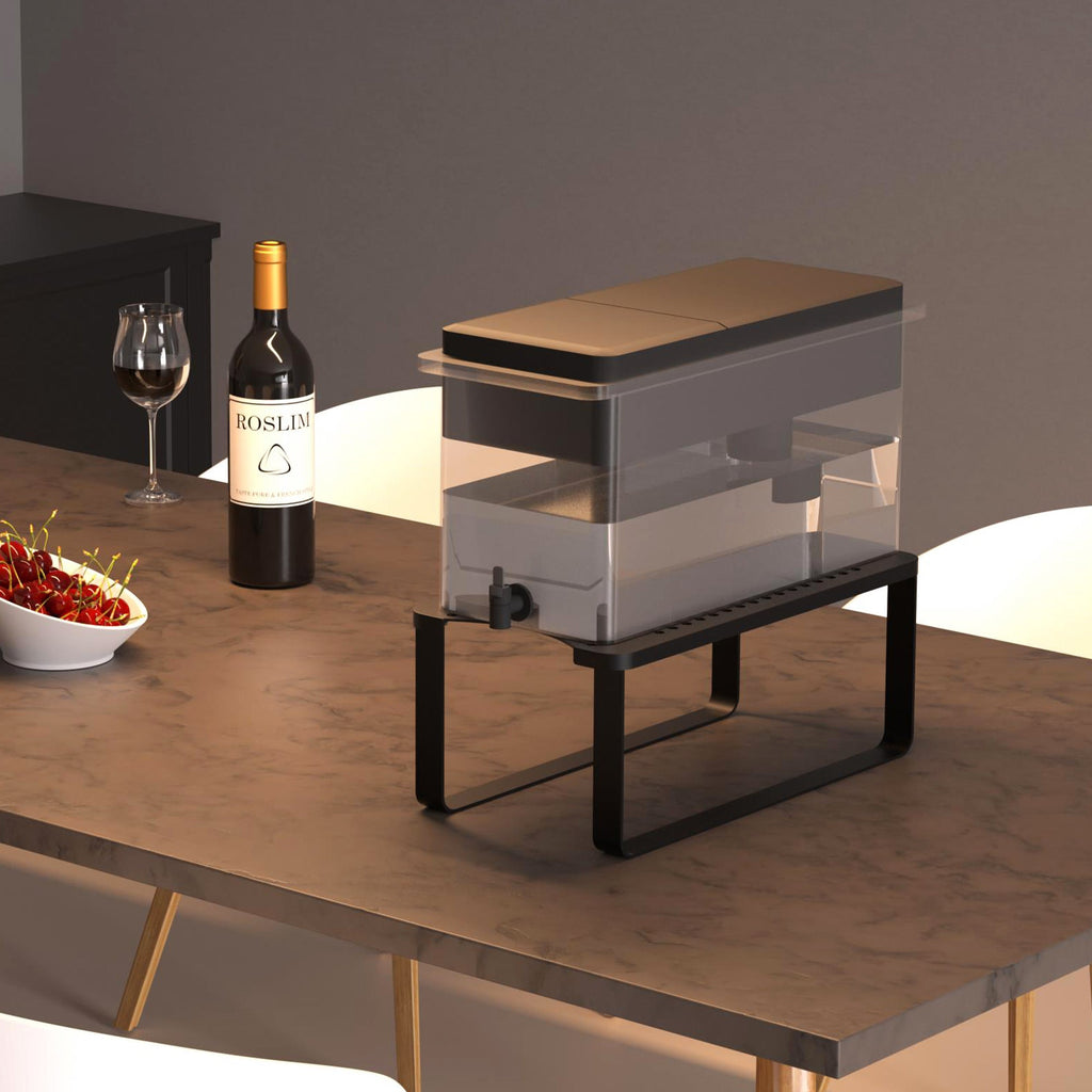 Metal Water Dispenser Stand Compatible with Brita Water Pitcher & Zerowater Pitcher