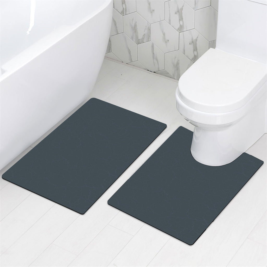 Suede Bathroom Mat Set