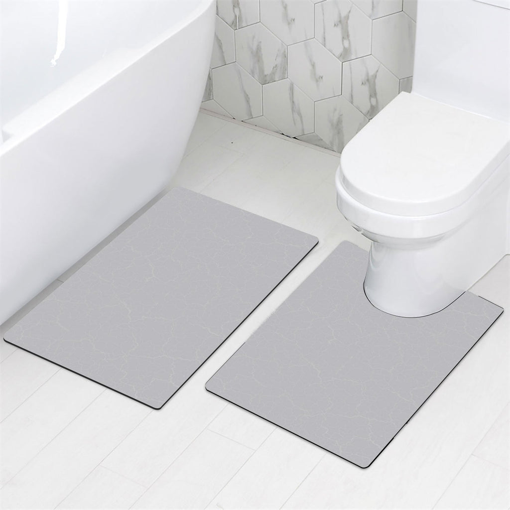 Suede Bathroom Mat Set