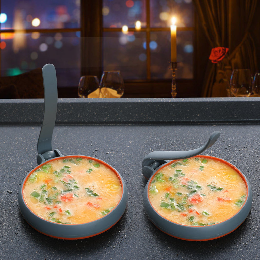 Square Silicone Egg Molds Pancake Molds for Kids