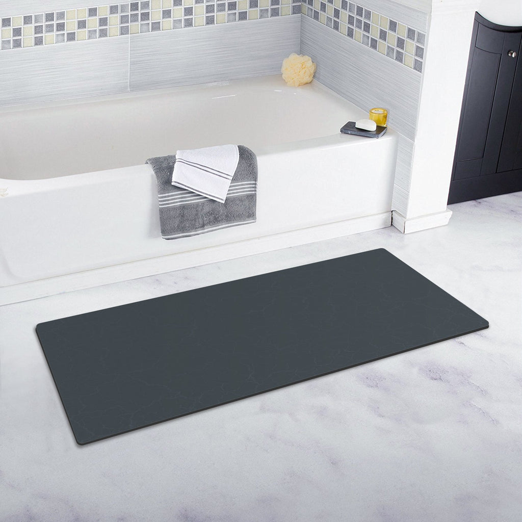 Suede Bathroom Mat Set