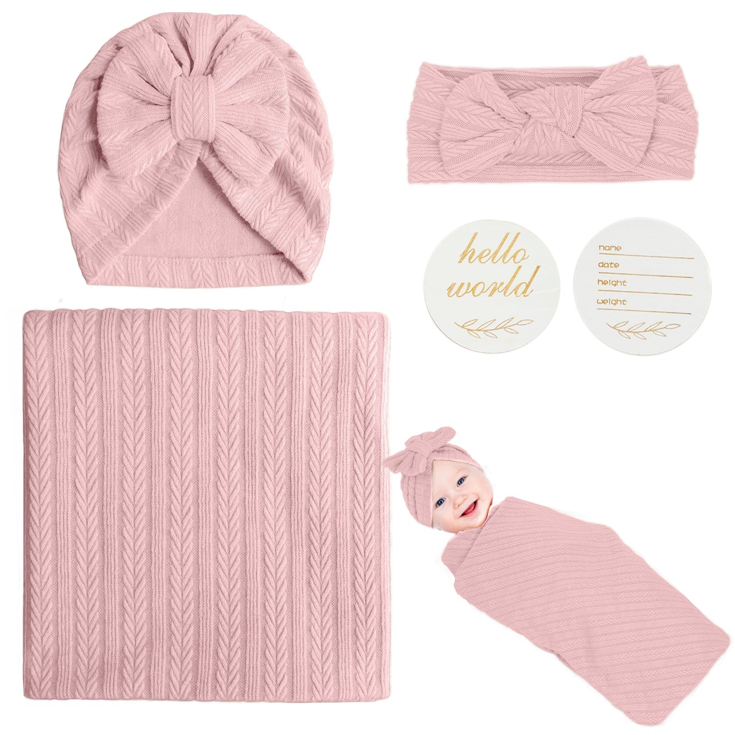 Baby Blankets 5PCS Security Blanket for Babies