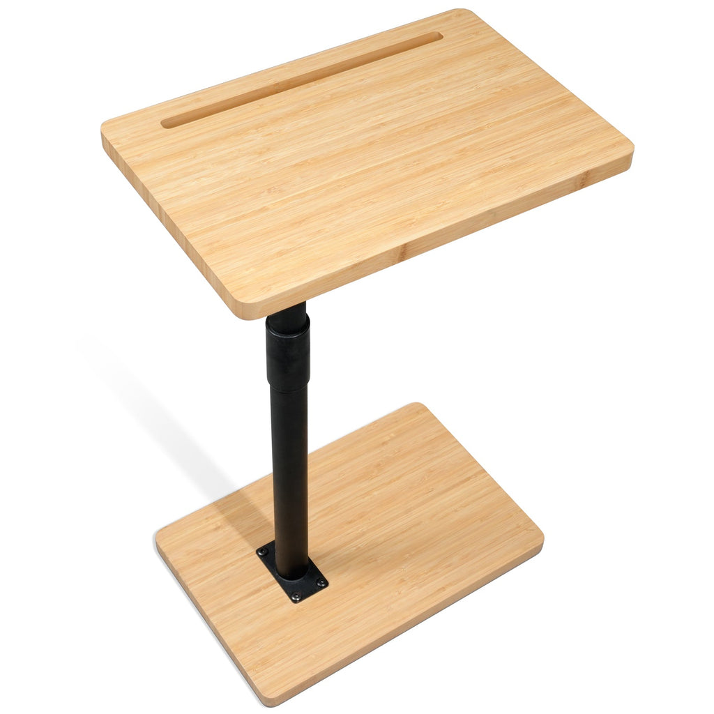 54Pcs - 360° Rotatable Sofa Tray Table for Couch Arm - Bamboo,Rectangle）