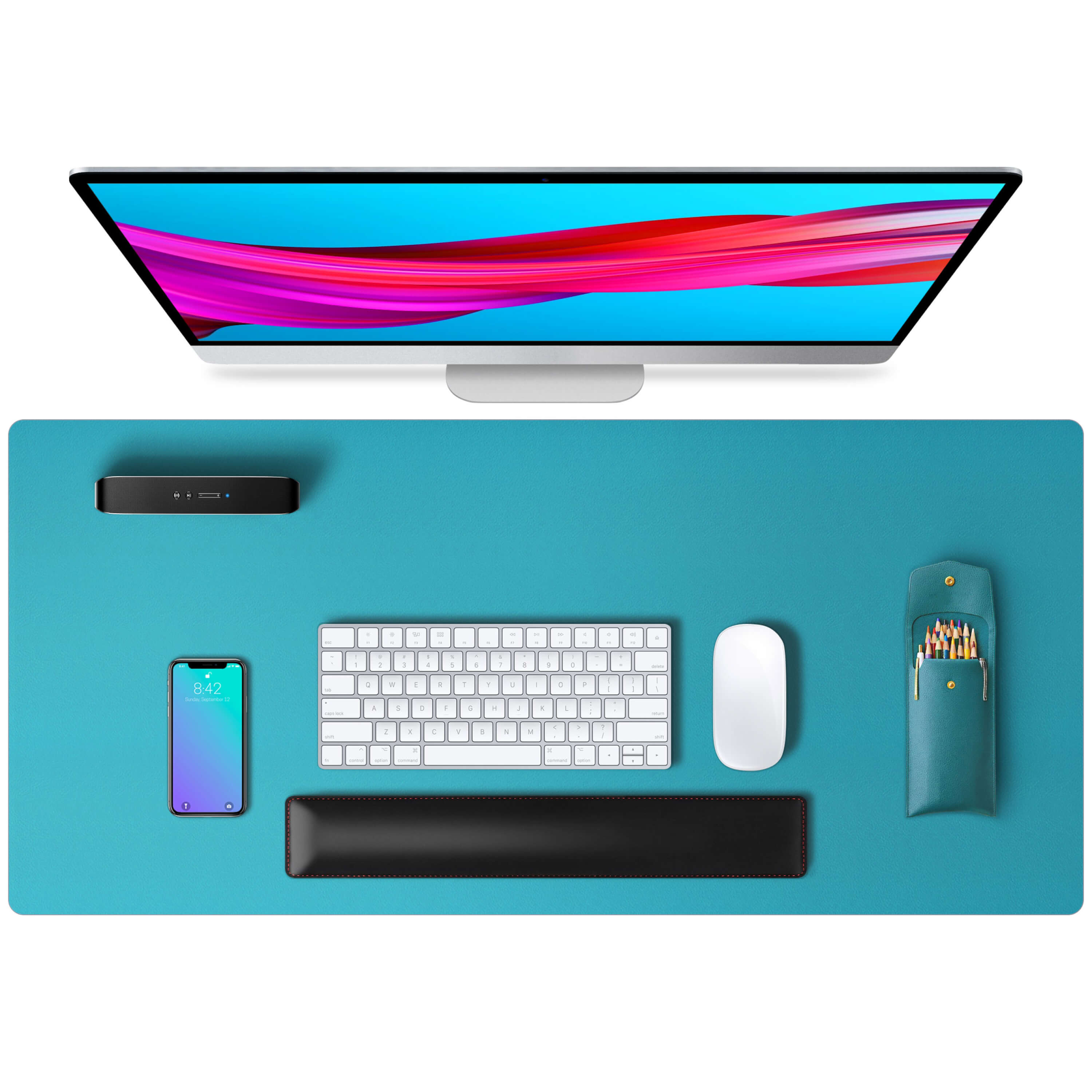 Leather Desk Pad Office Desk Mat