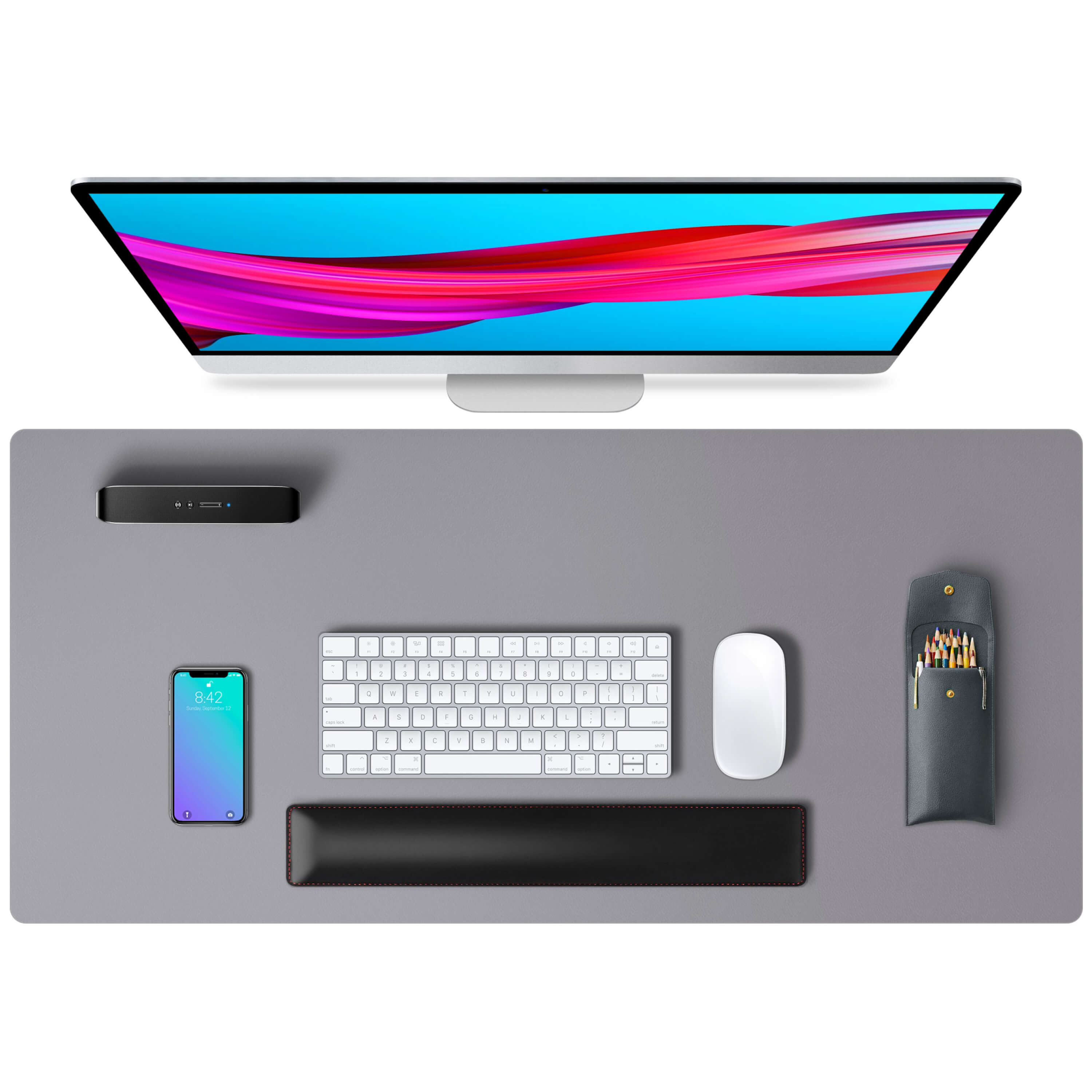 Leather Desk Pad Office Desk Mat