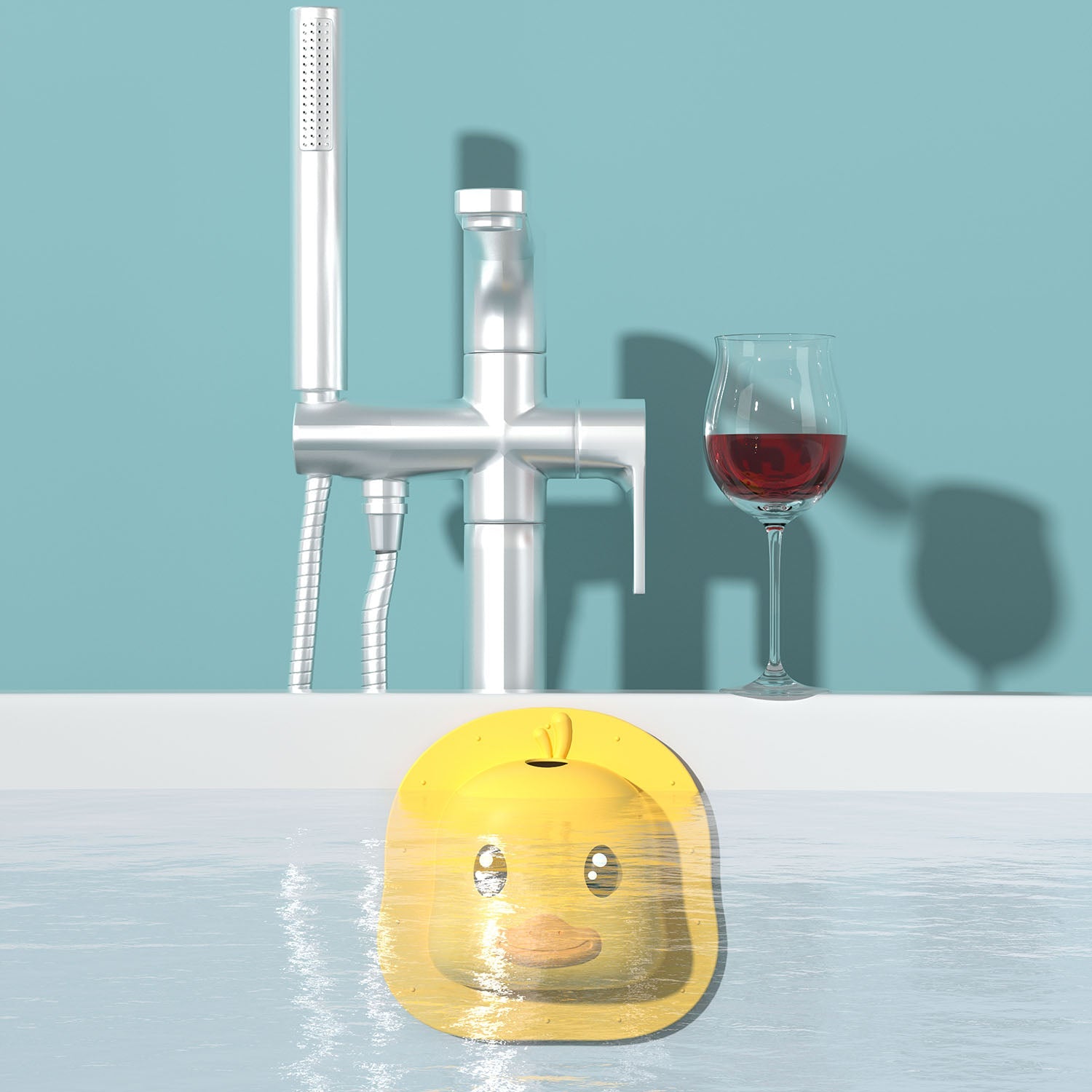 Bathtub Overflow Drain Cover Tub Overflow Drain Stopper with Suction Cups