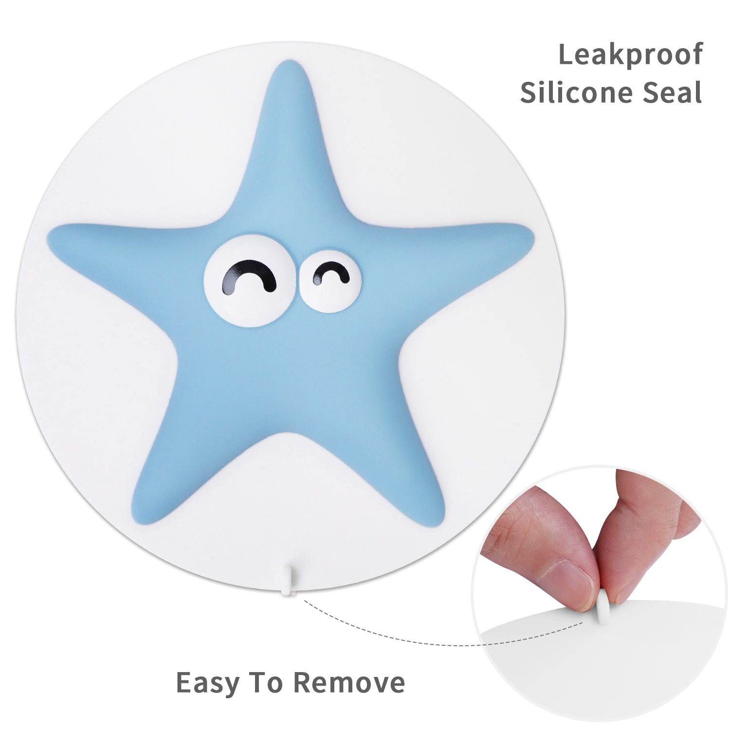 Bathtub Drain Plug Silicone Shower Drain Cover