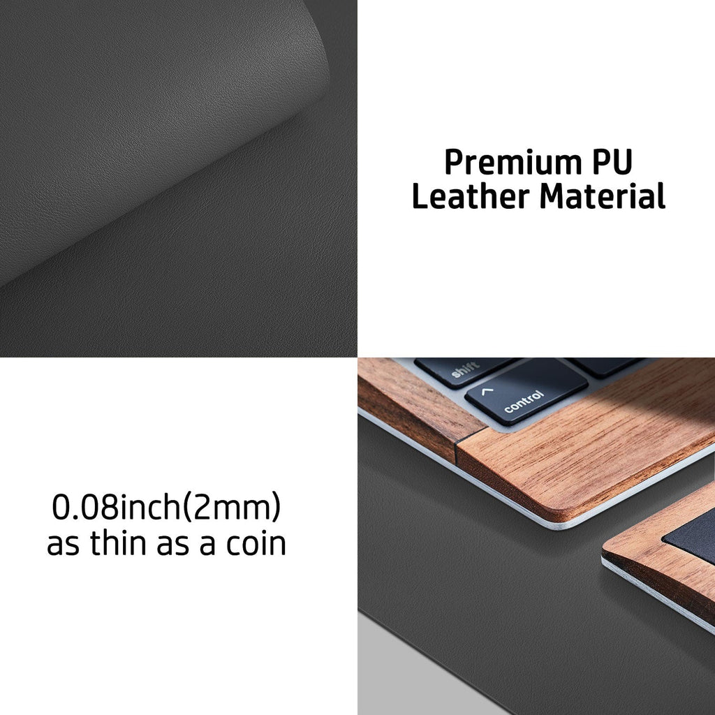 Leather Desk Pad (Four Sizes / Gray)
