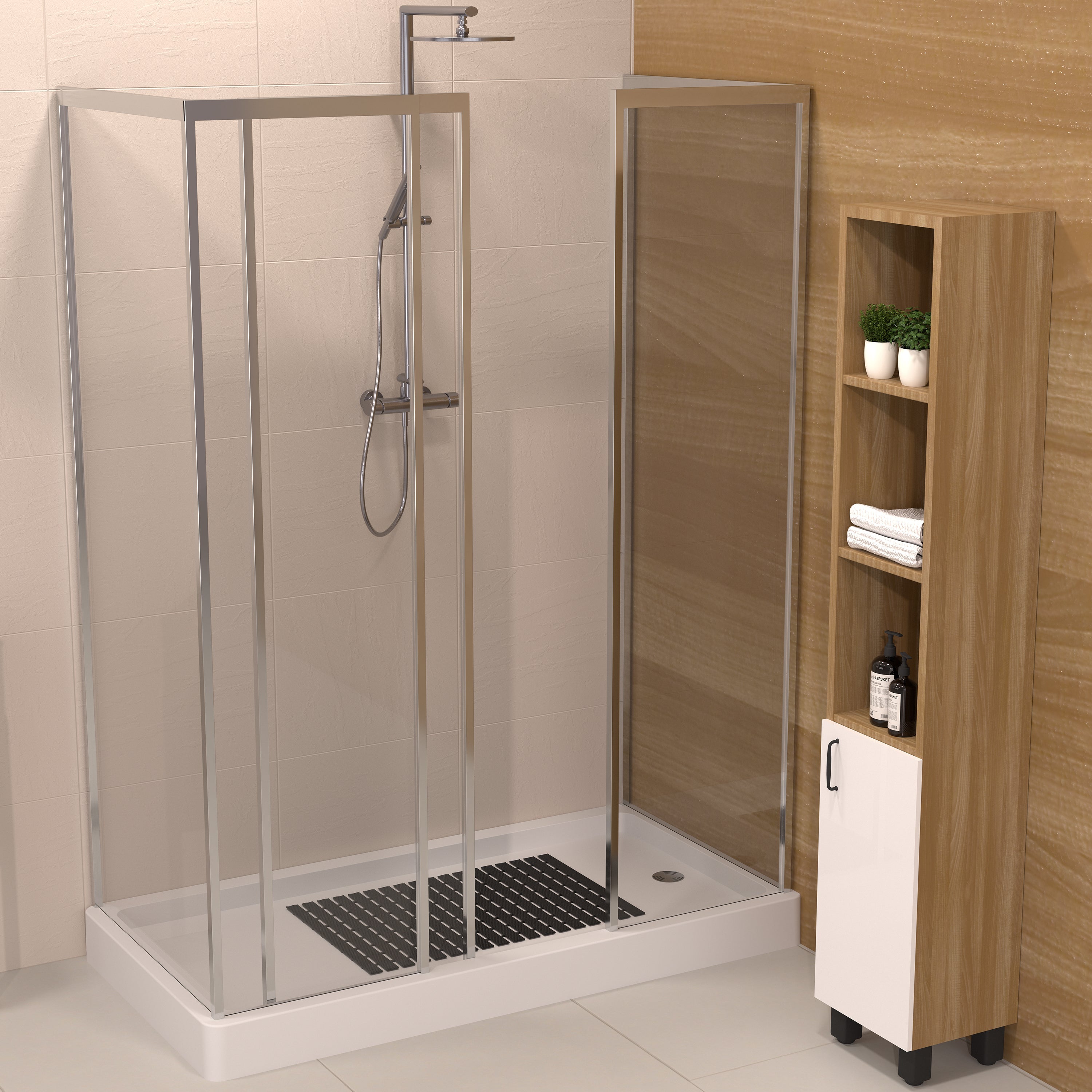 Inside Shower Mat Non Slip Bathtub Mat for Tub Without Suction Cups