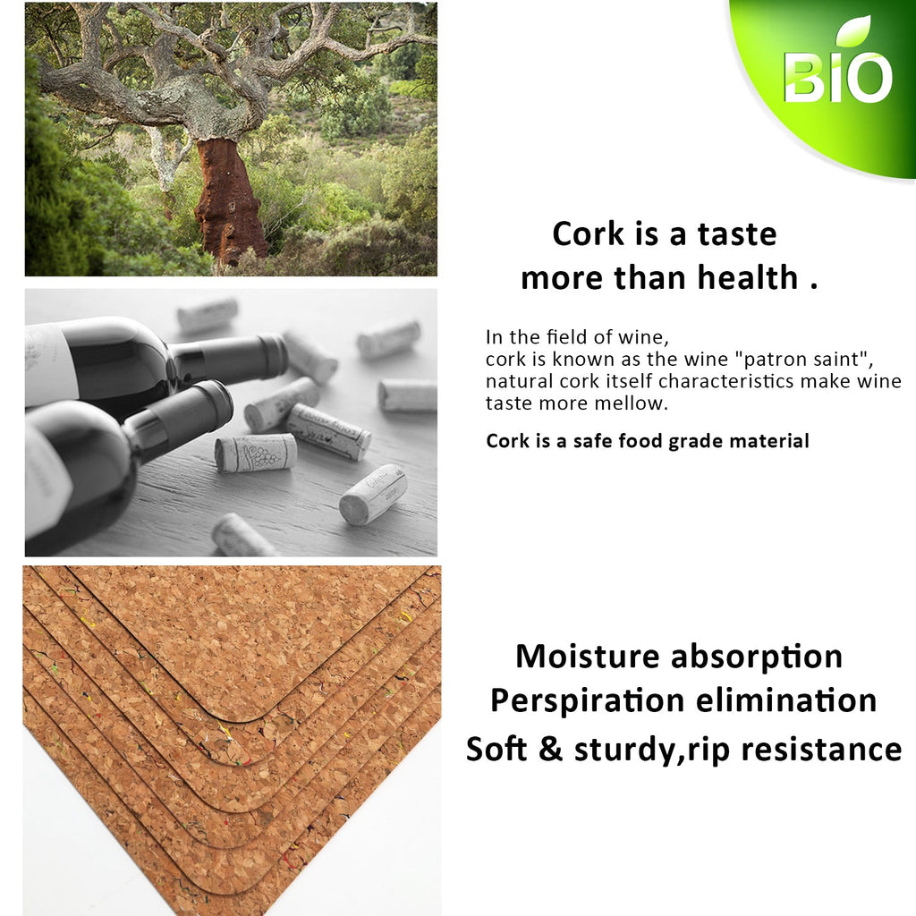 ECO Cork & Leather Dual-side Desk Pad