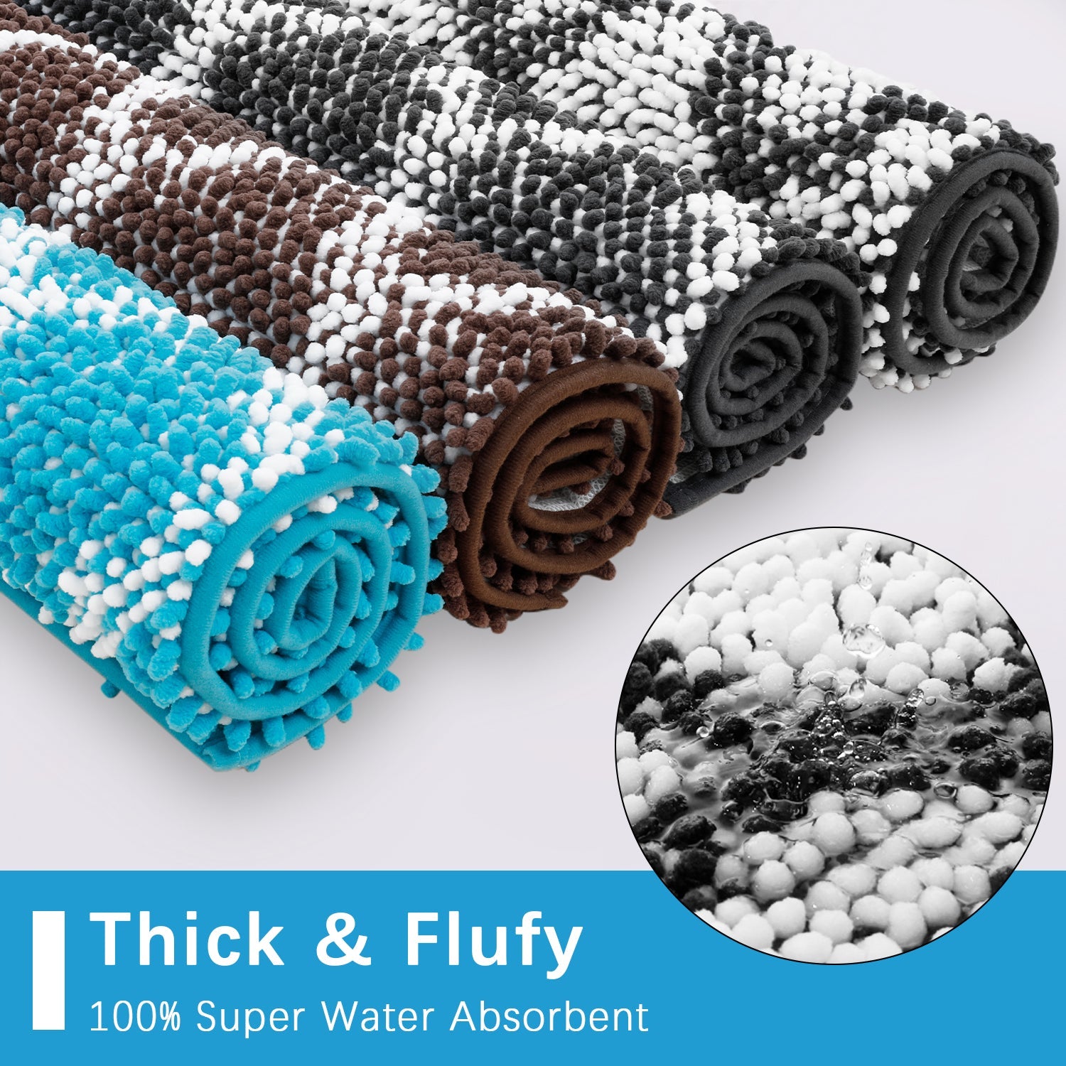 Indoor Door Mats Machine Washable Rugs 24x17 Inch Small Door Mat