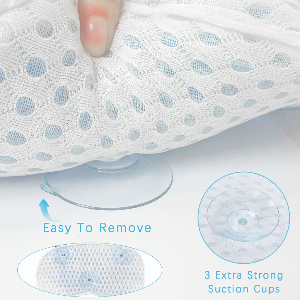 Bathtub Bath Pillows for Tub Full Body with Ergonomic TPE