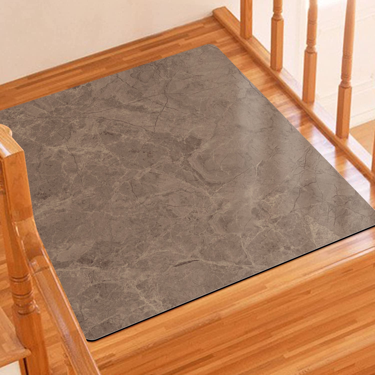 Rubber Stair Treads Carpet Non Slip Black Stair Rugs for Wooden Steps