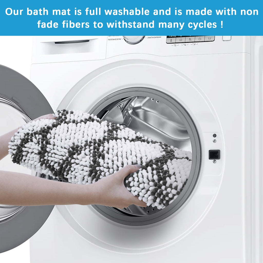 Indoor Door Mats Machine Washable Rugs 24x17 Inch Small Door Mat