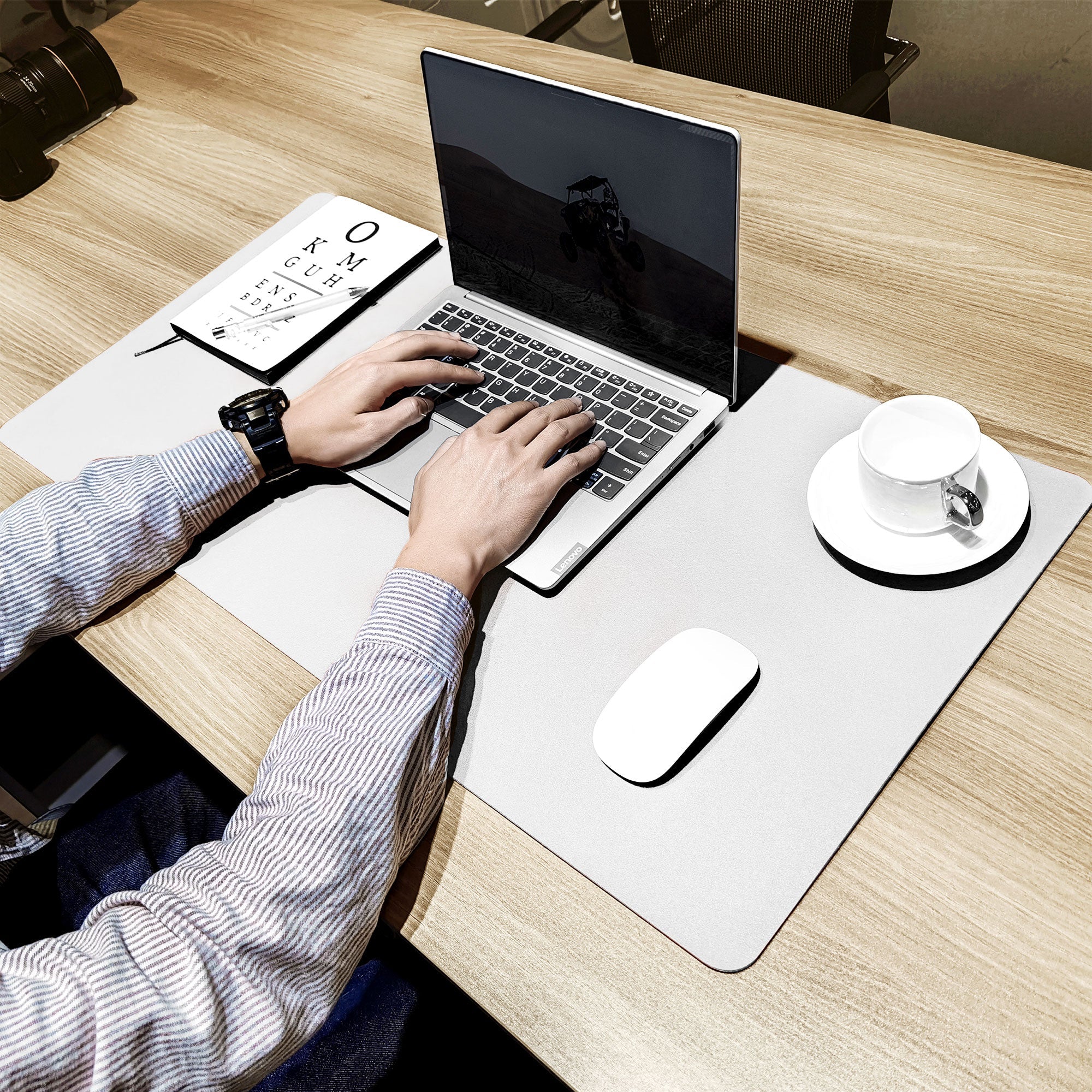 ECO Cork & Leather Dual-side Desk Pad