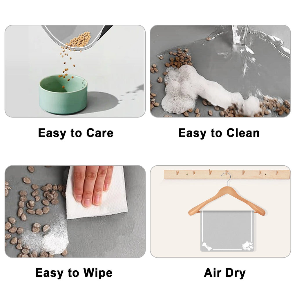 PU pet mat hallway mat Absorbent Large Pet Feeding Mat