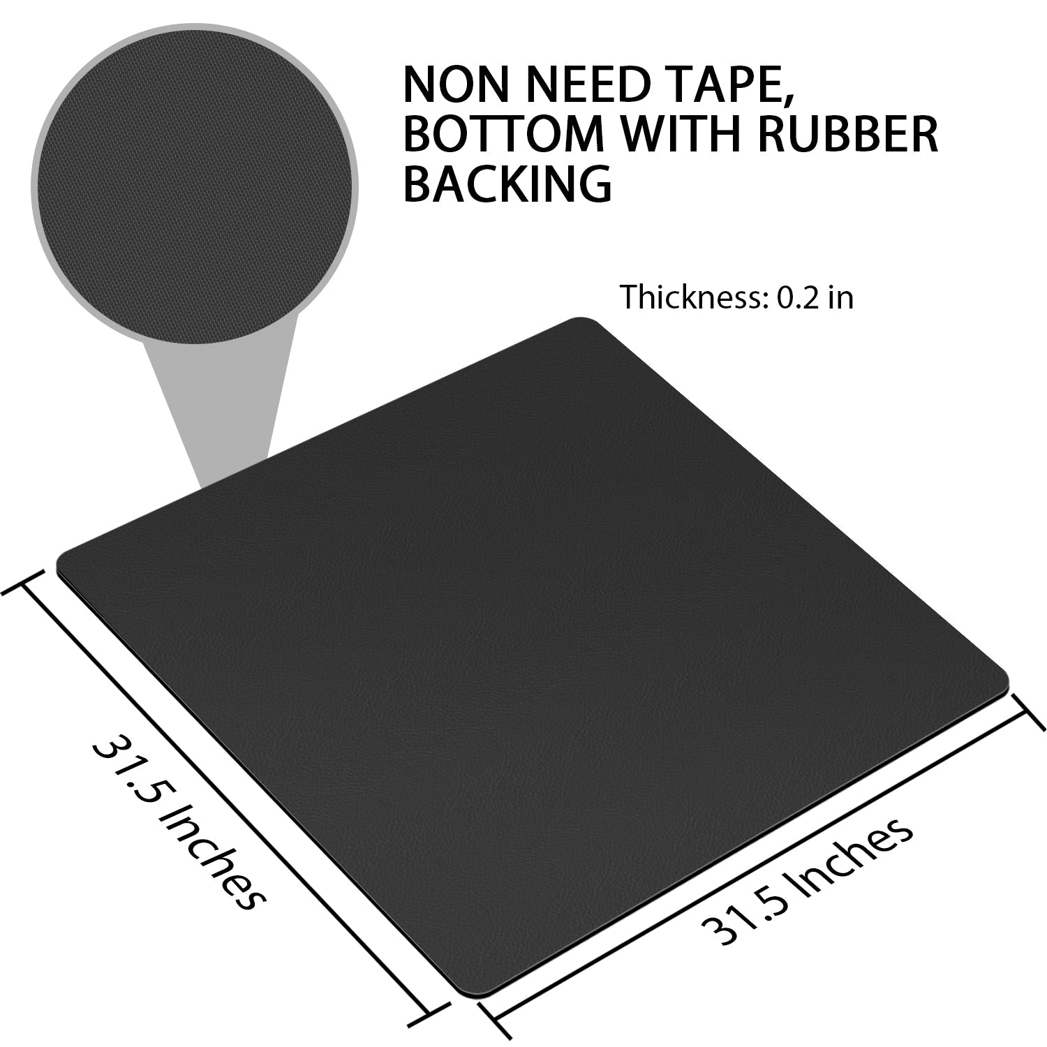 Stair Landing 31"X31" Rug Mat