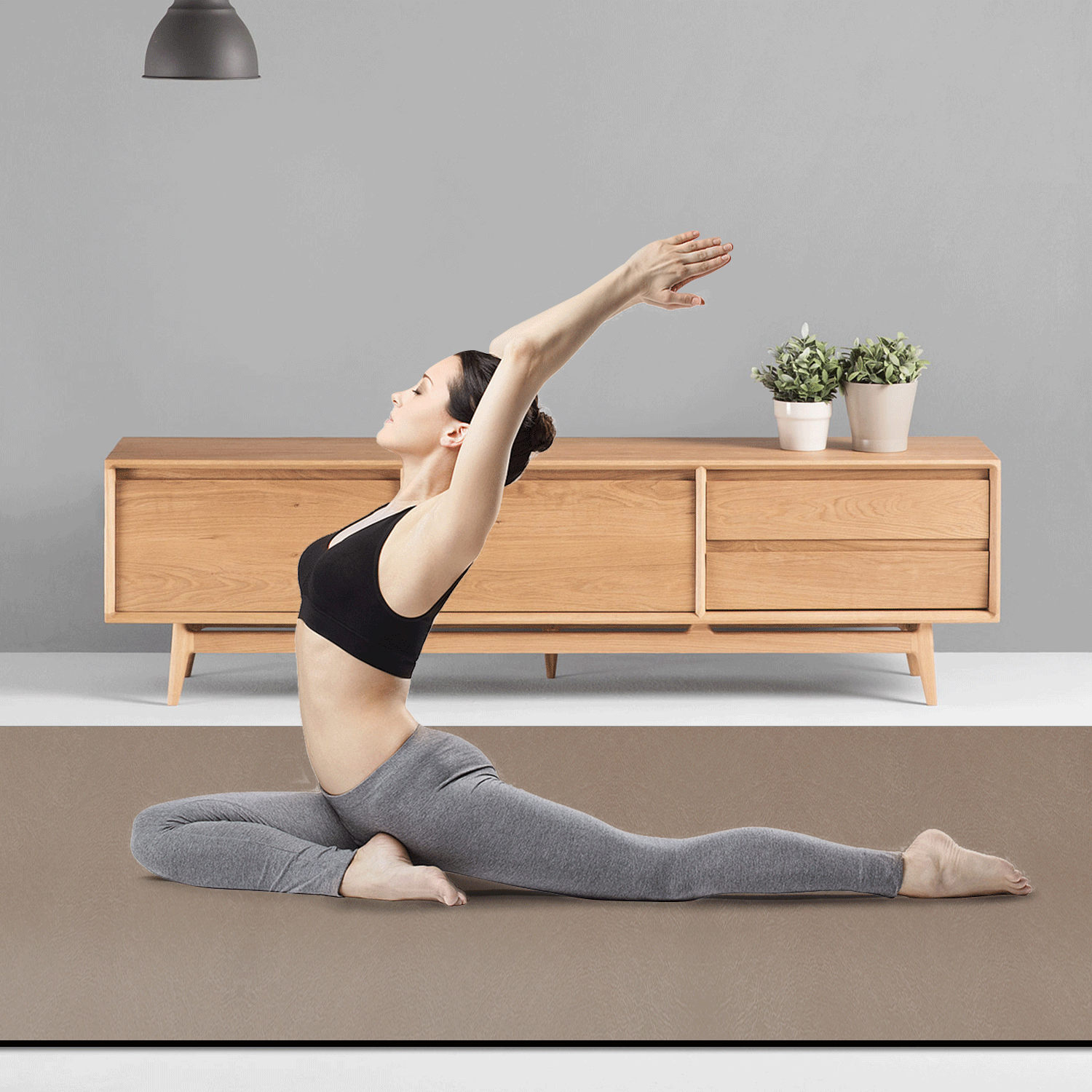 Large exercise mat workout yoga