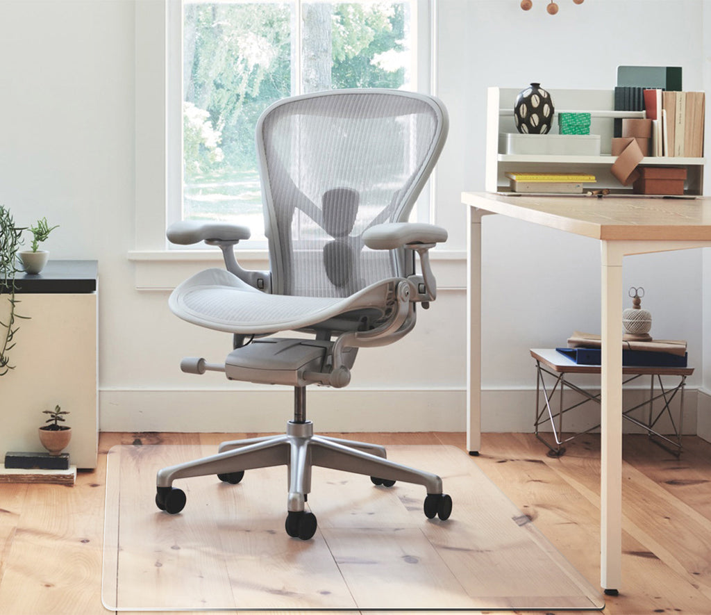 Aothia Office Clear Floor Mat Hardwood Floor Chair Pad