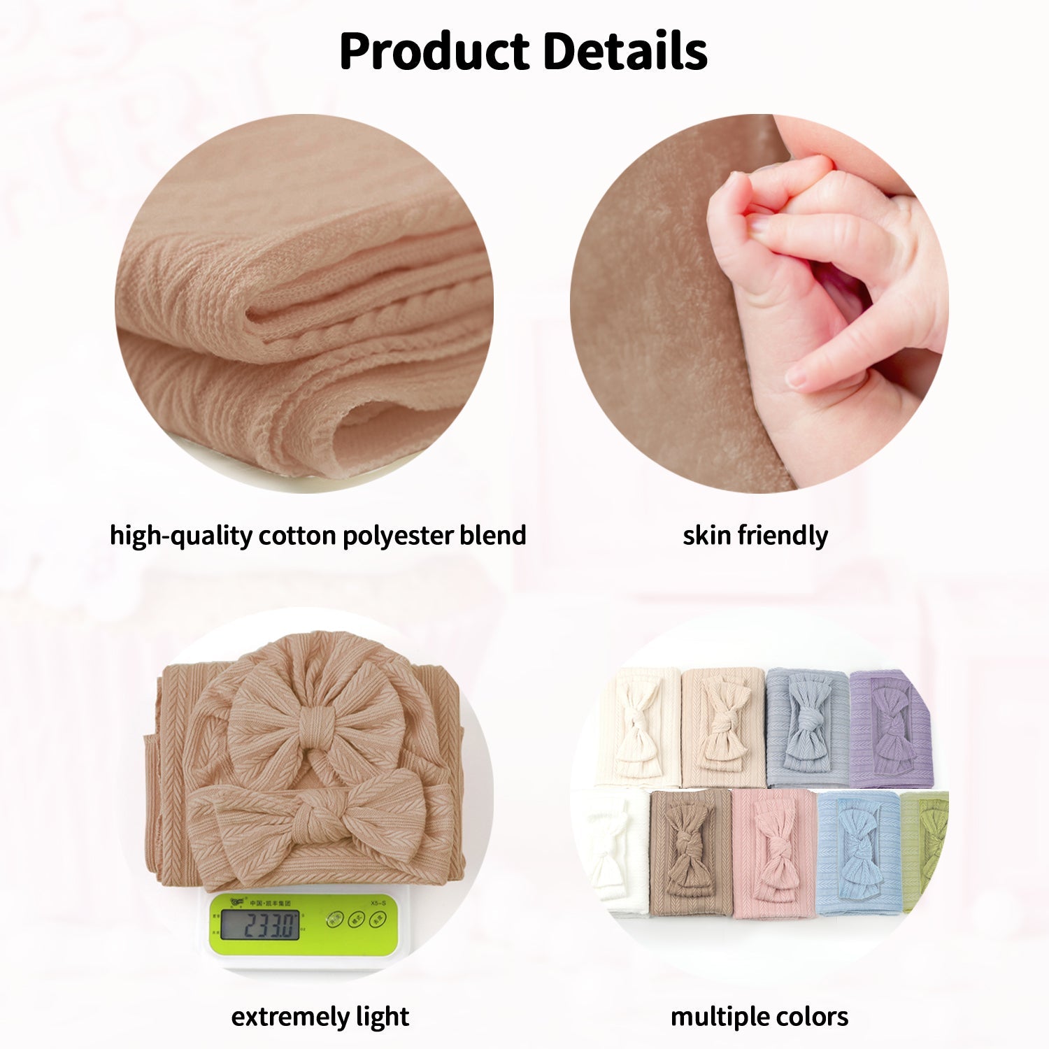 Baby Blankets 5PCS Security Blanket for Babies