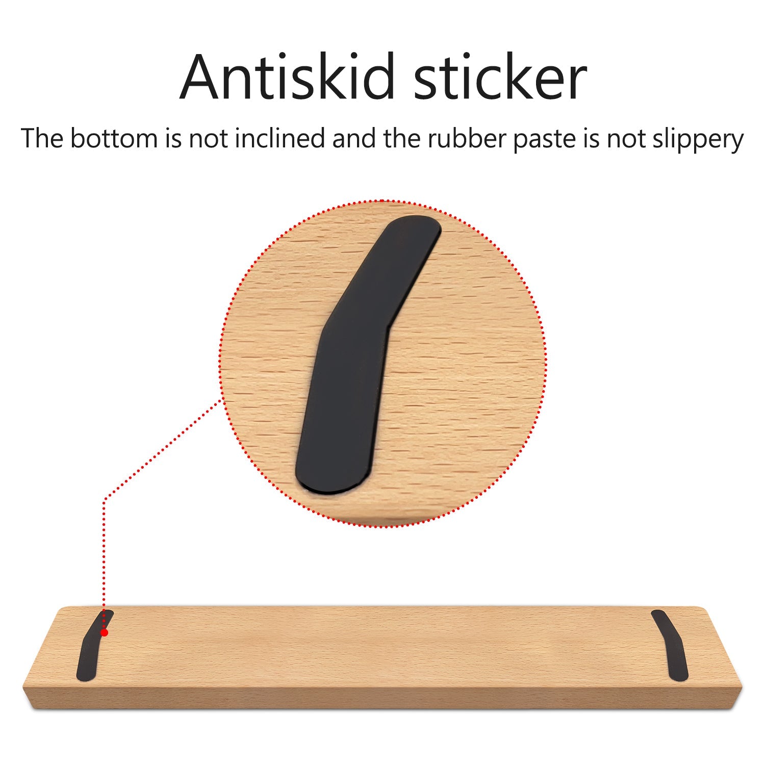 Aothia Keyboard Wooden Wrist Res