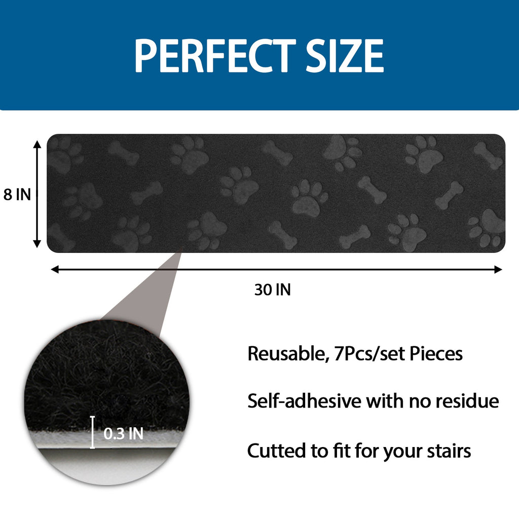 Self Adhesive Indoor Stair Runner Rugs Cover Mat Stair Treads for Wooden Steps