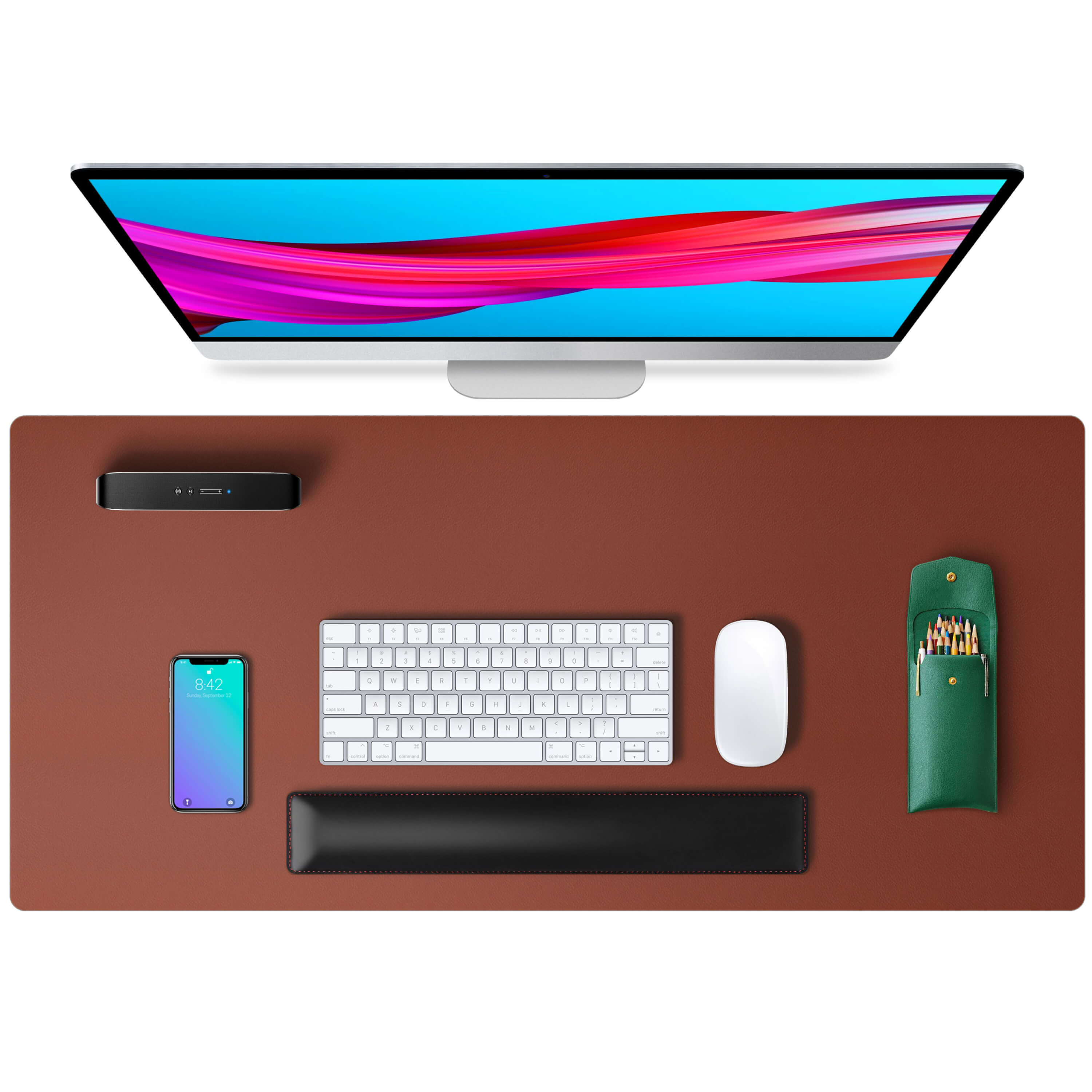 Leather Desk Pad Office Desk Mat