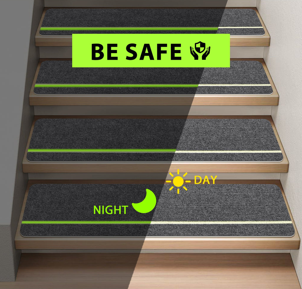 Self Adhesive Indoor Stair Runner Rugs Cover Mat Stair Treads for Wooden Steps