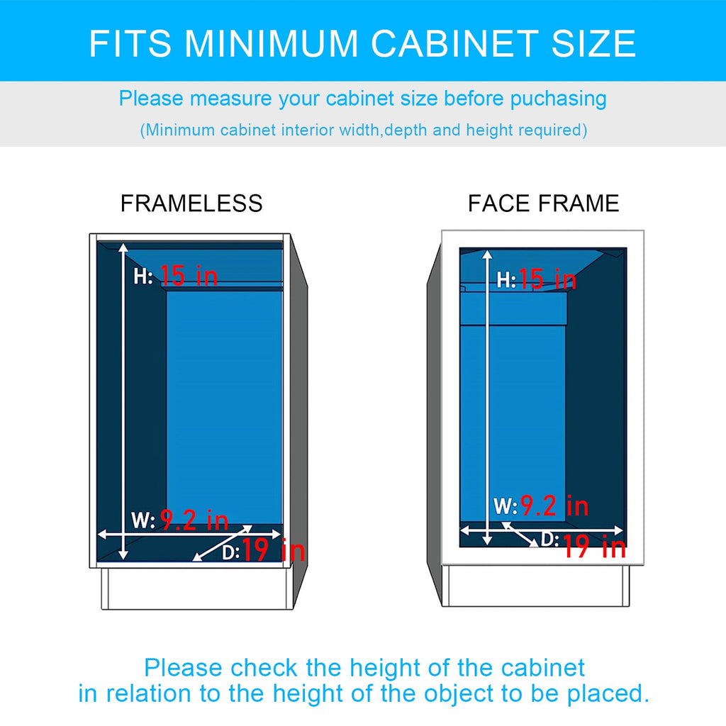 Golener 4 Adjustable Dividers for Pull Out Pots and Pans Organizer