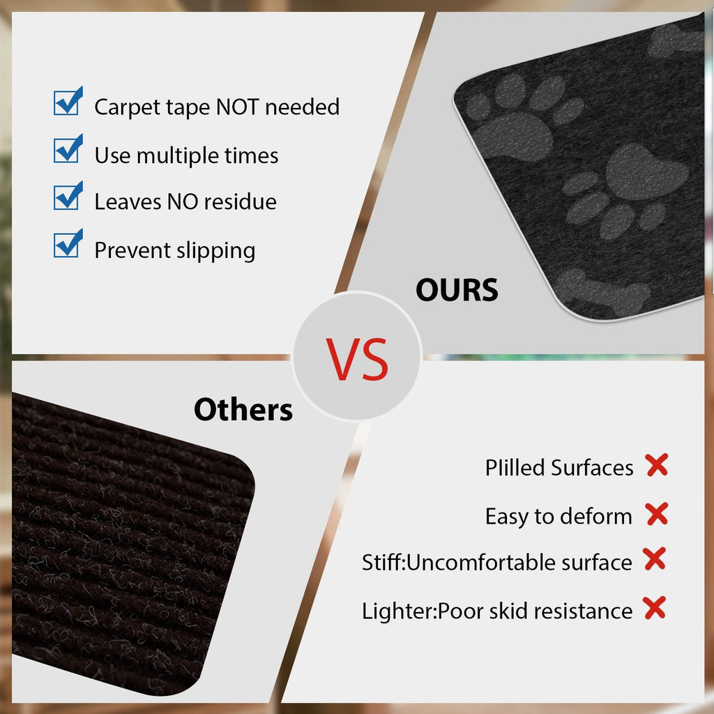 Self Adhesive Indoor Stair Runner Rugs Cover Mat Stair Treads for Wooden Steps