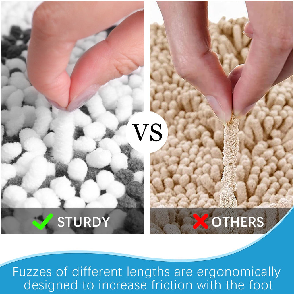 Indoor Door Mats Machine Washable Rugs 24x17 Inch Small Door Mat