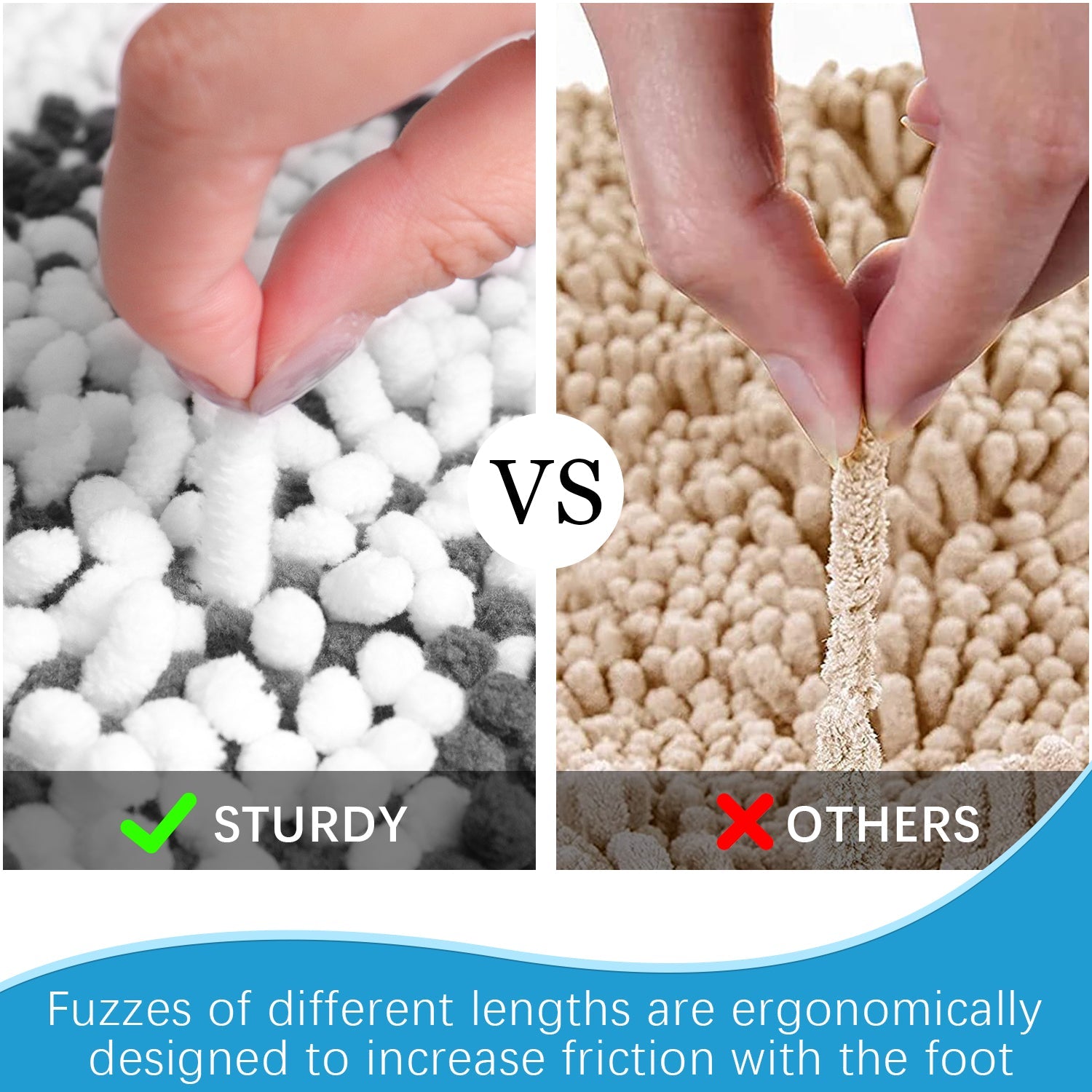 Indoor Door Mats Machine Washable Rugs 24x17 Inch Small Door Mat