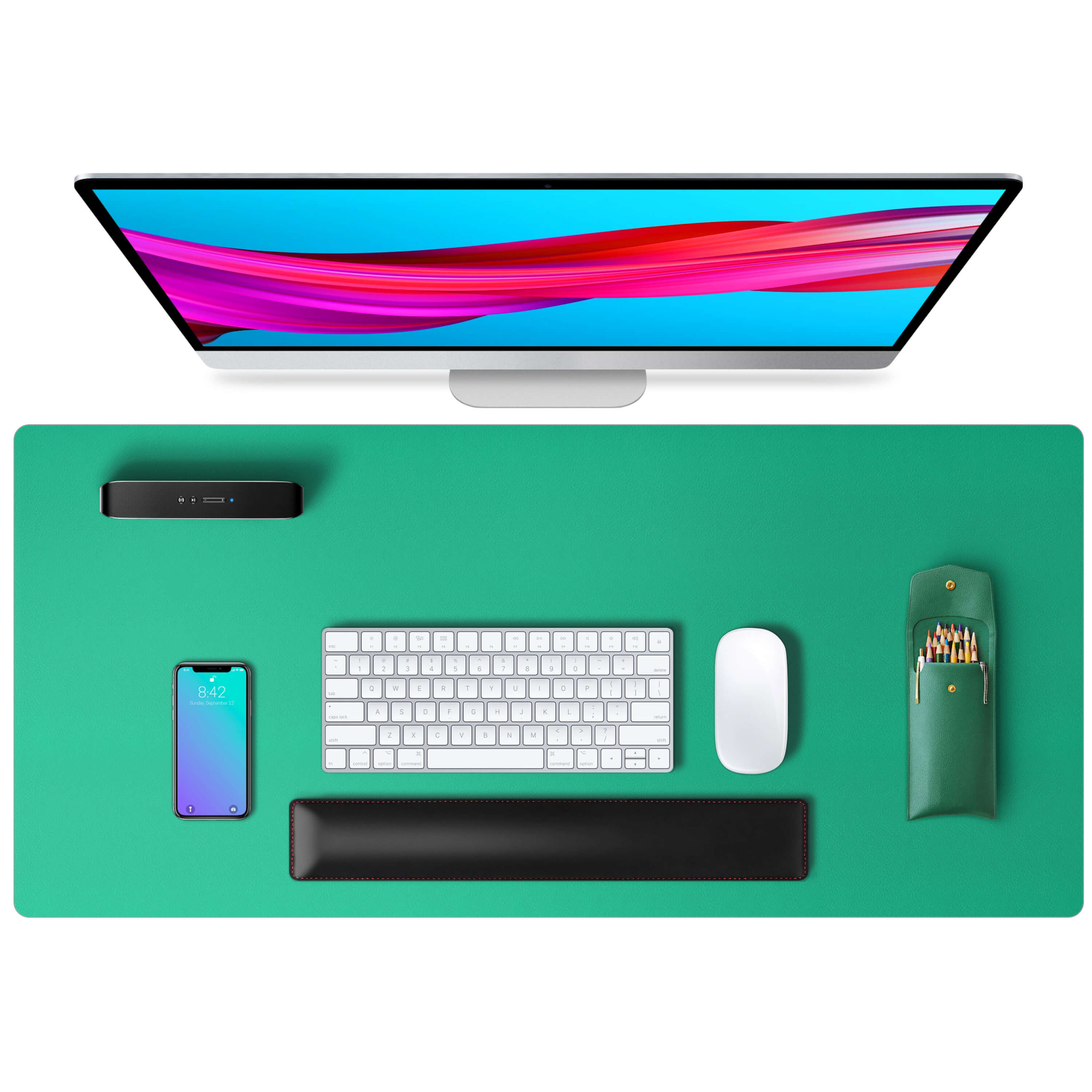 Leather Desk Pad Office Desk Mat