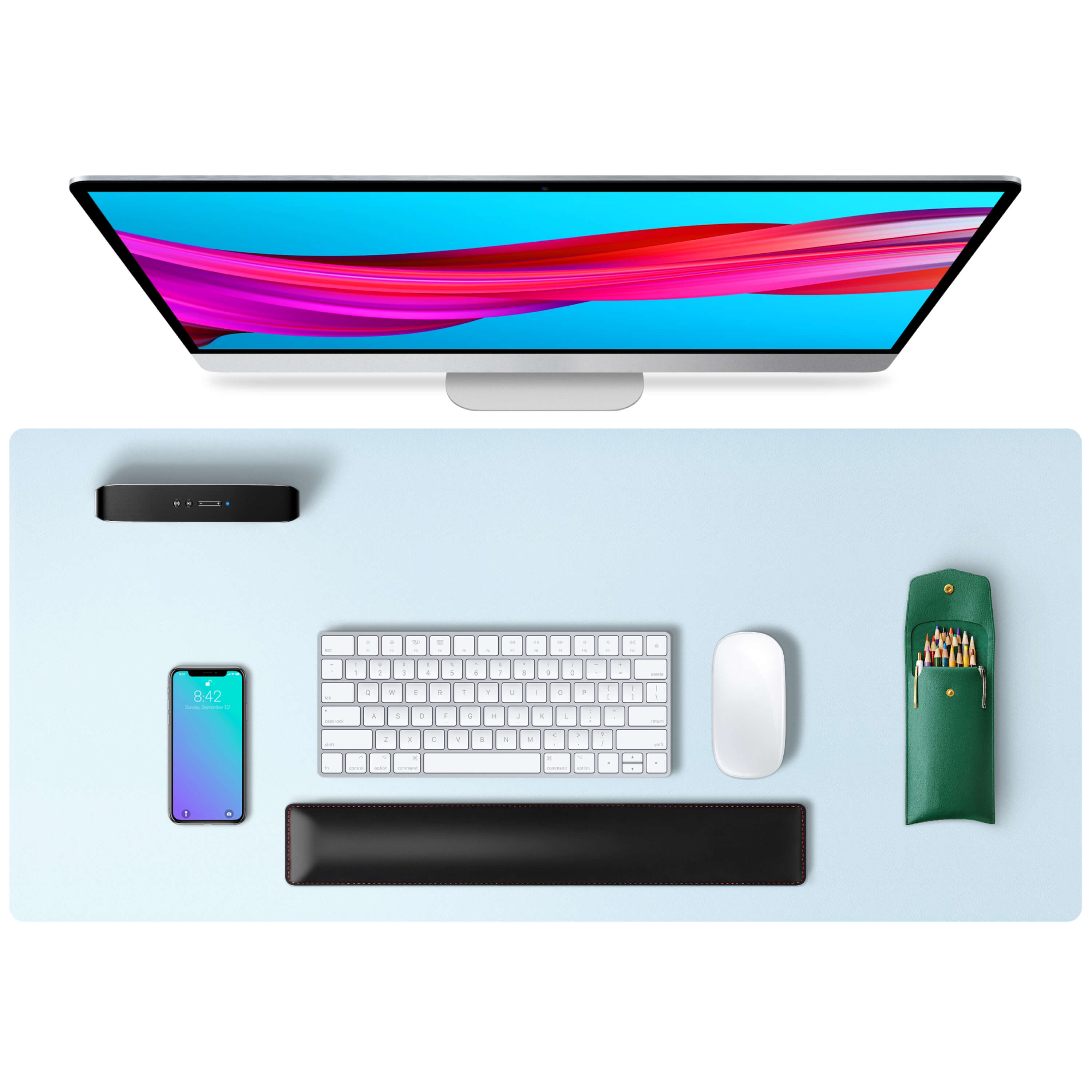 Leather Desk Pad Office Desk Mat