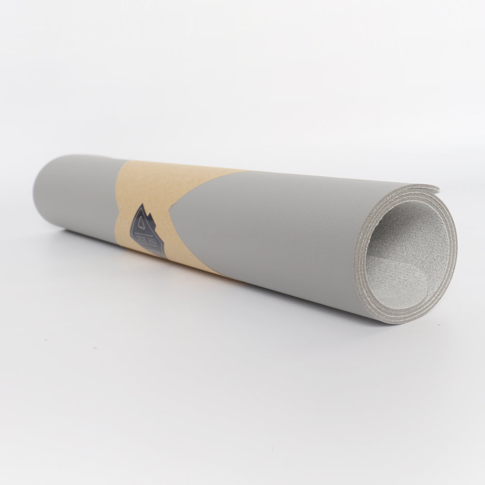 Leather Desk Pad (Four Sizes / Light Gray)