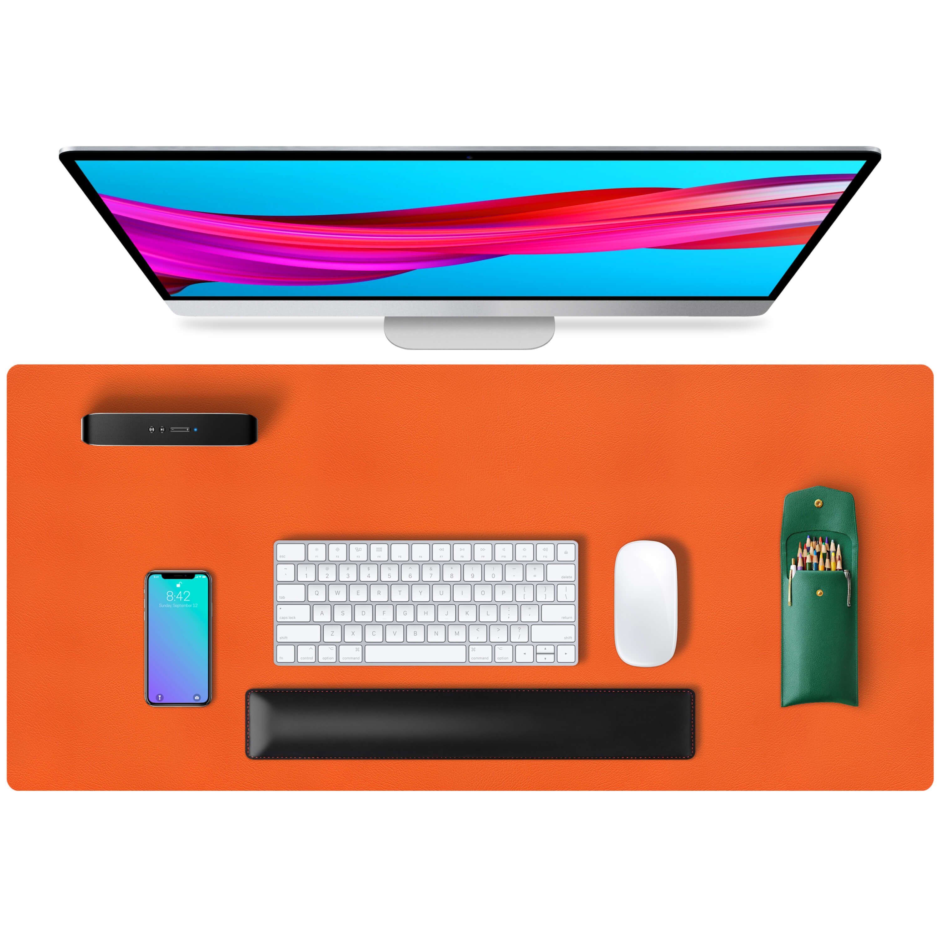 Leather Desk Pad Office Desk Mat