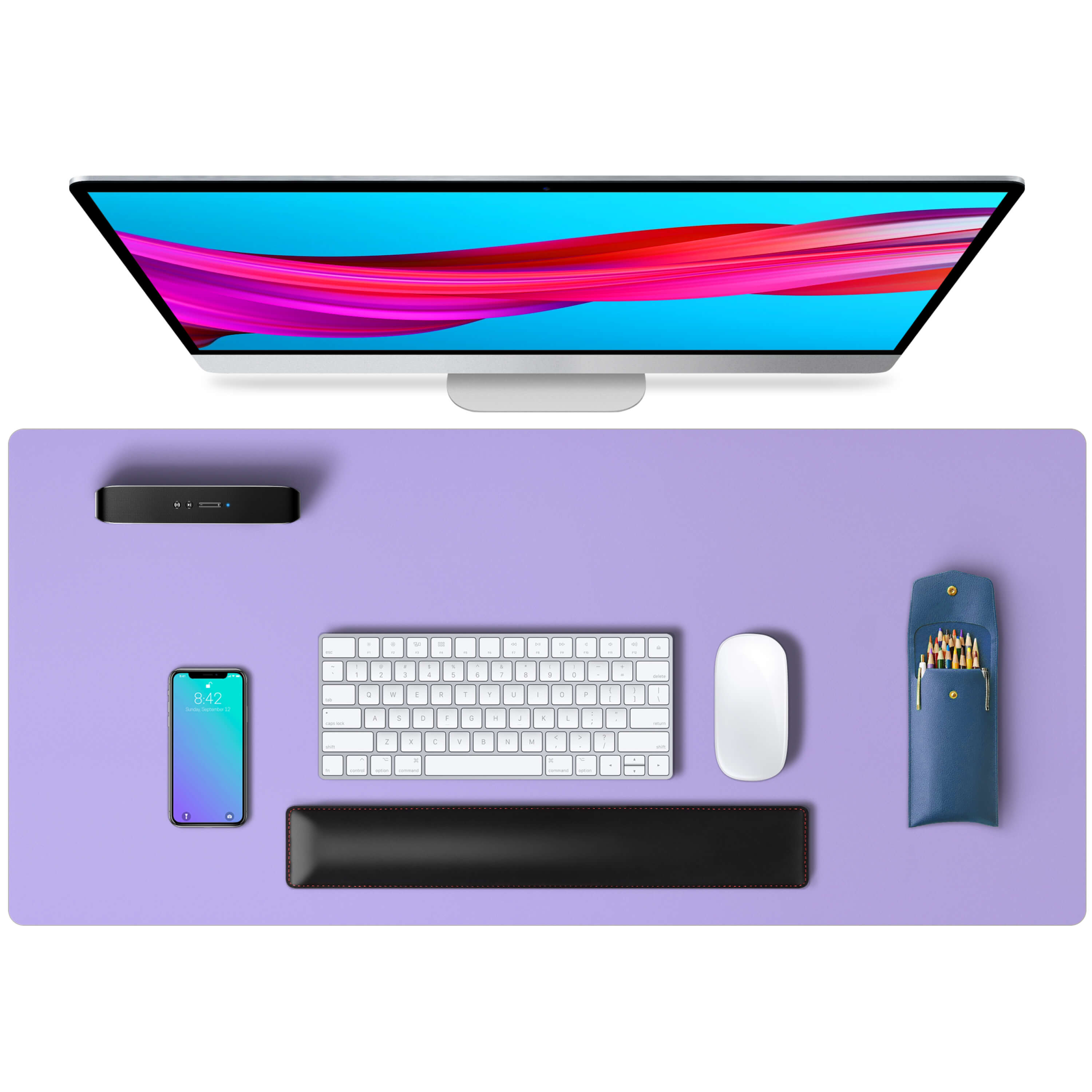 Leather Desk Pad Office Desk Mat