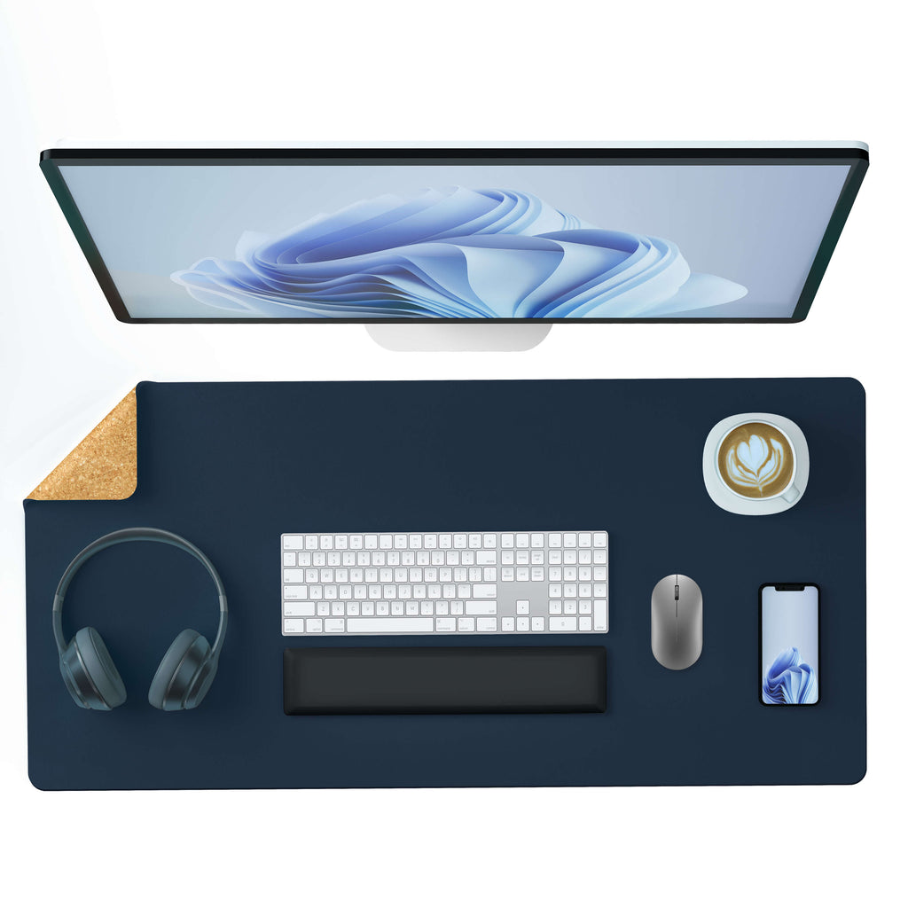 ECO Cork & Leather Dual-side Desk Pad