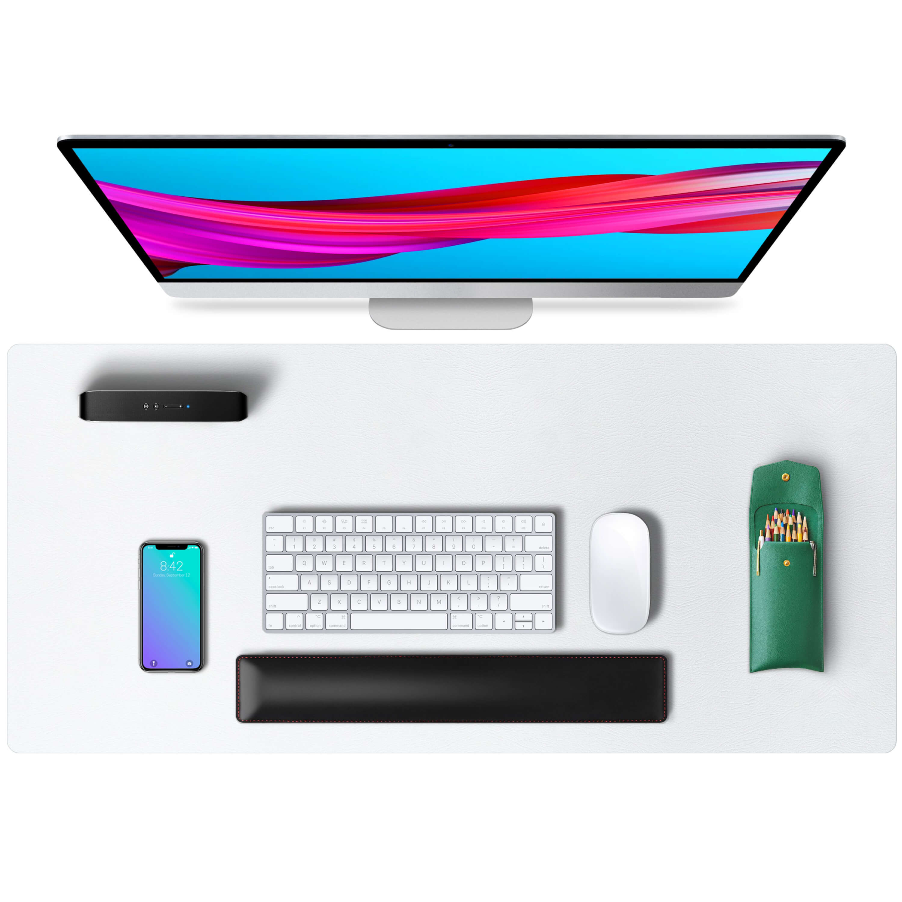 Leather Desk Pad Office Desk Mat